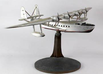 1930s Travel Agent Pan Am Airplane Flying Clipper Large