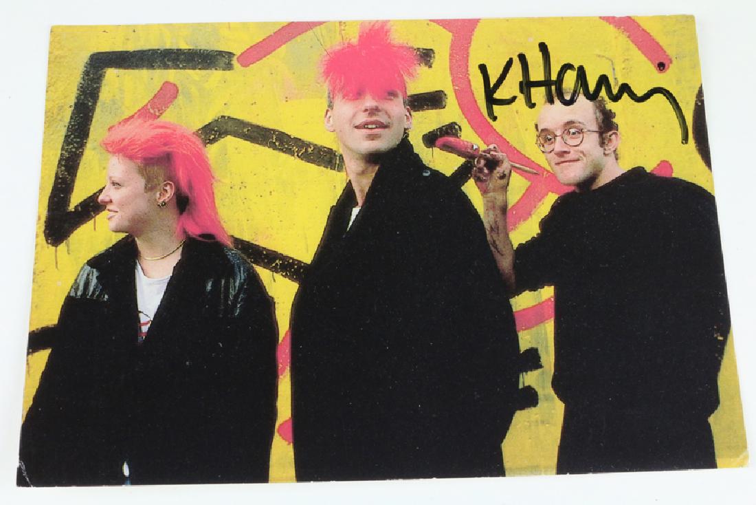 Keith Haring Postcard Signed (1 of 2)
