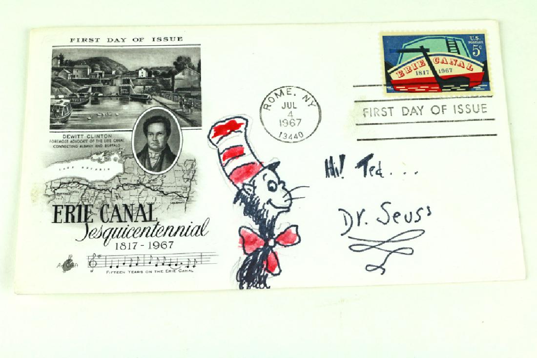 Dr Seuss  Hand Drawn Firsat Day Cover (1 of 2)