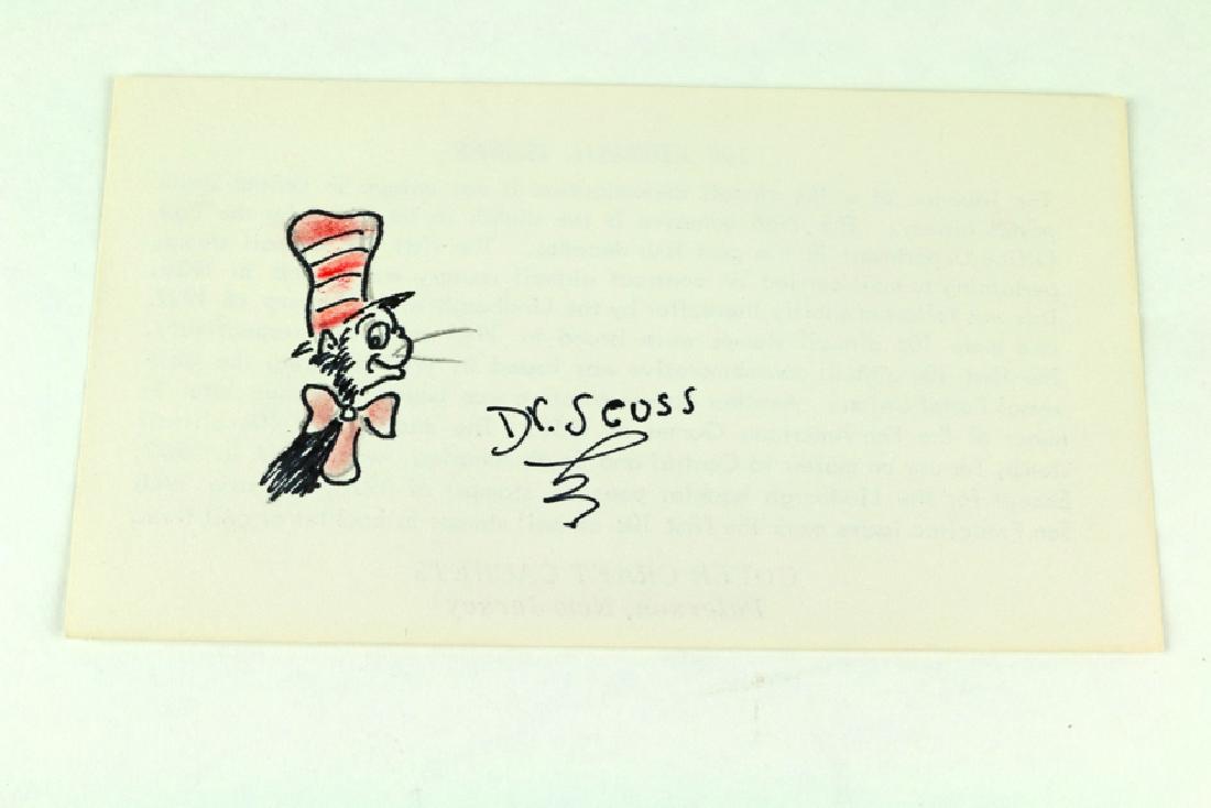 Dr Seuss Hand Drawn, Signed Art Work (1 of 2)