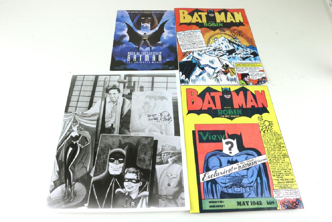 Bob Kane Batman Signed Lot (1 of 5)