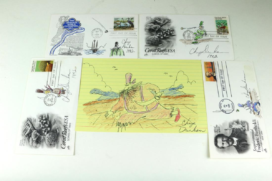 Chip Durham Cartoonist Signed Lot (1 of 3)