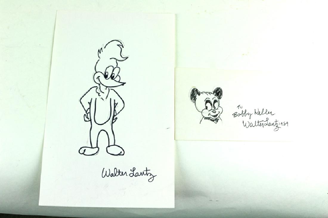 Walter Lantz Woody Woodpecker Hand Drawn Cartoons (1 of 3)