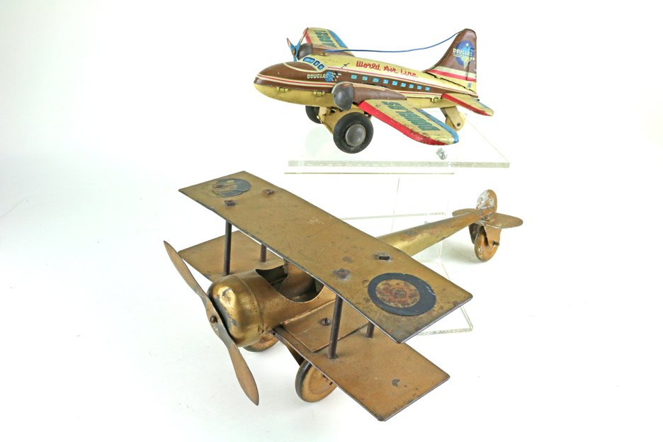 The Joey Bi Plane Japan Douglass Tin Litho Lot (1 of 6)
