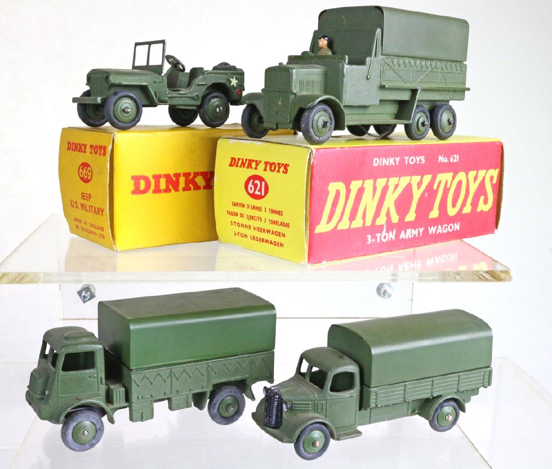 Dinky Military Vehicle Lot In Boxes (1 of 2)