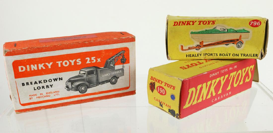 Dinky Breakdown Lorry, Caravan & Boat In Boxes (1 of 3)