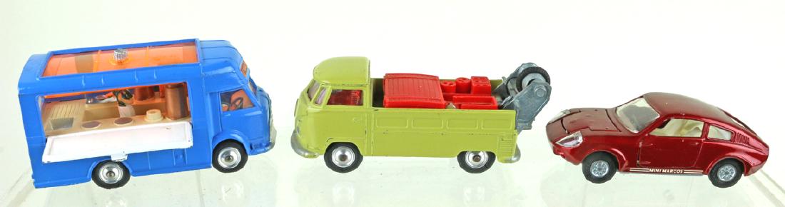 Corgi Lunch Truck VW Tow Truck Lot: Corgi Lunch Truck VW Tow Truck Lot, 3, 3 and 4 inches