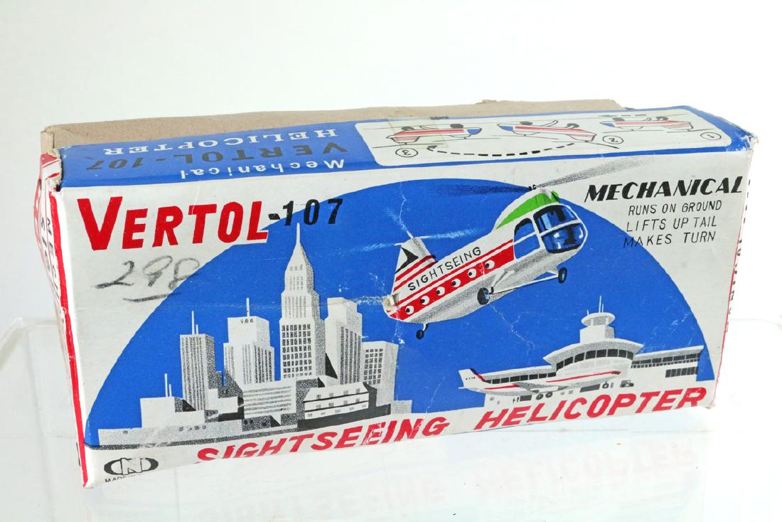 Vertol 107 Wind Up Sightseeing Helicopter In Box (1 of 3)