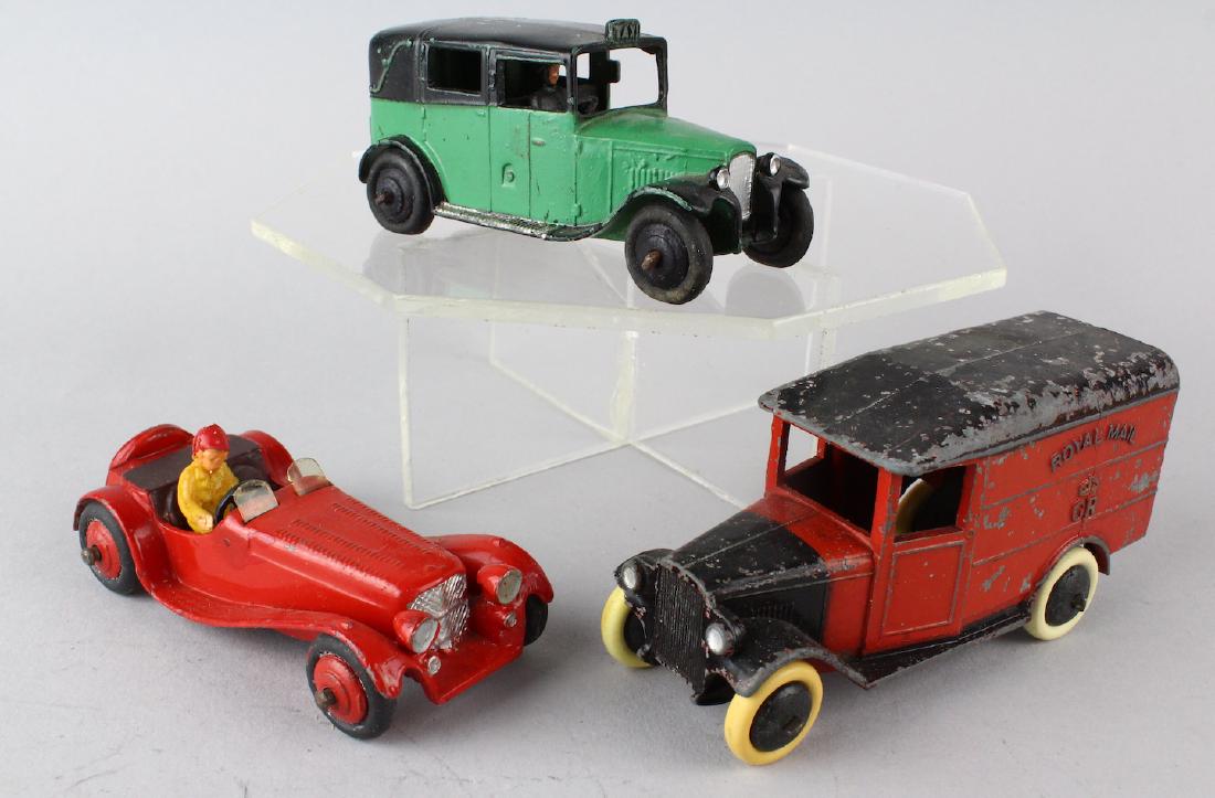 Dinky No. 38E Jaguar, Taxi & Royal Mail (1 of 3)
