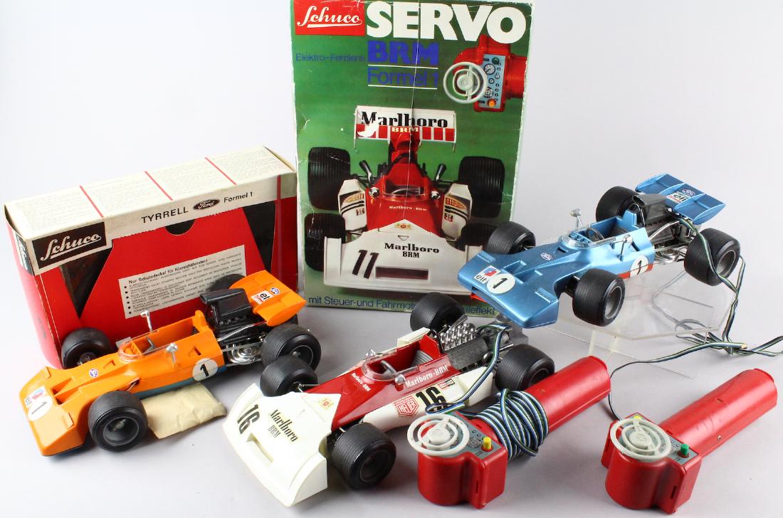 3 Schuco Race Cars 2 in Box (1 of 2)