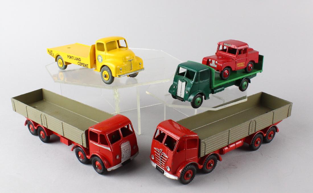 5 Dinky Trucks- Foden & Guy & Mersey Land Rover (1 of 4)