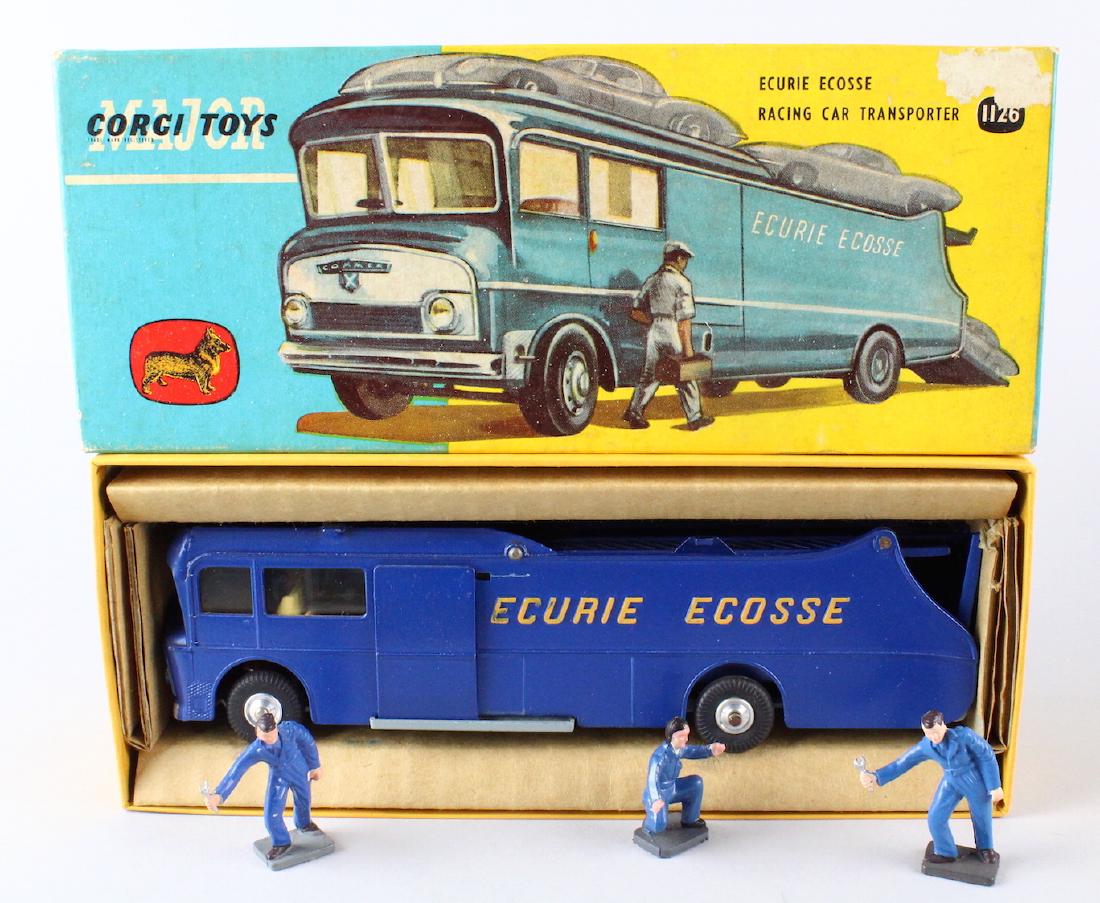 Corgi Racing Car Transporter w Porsche In Box (1 of 4)