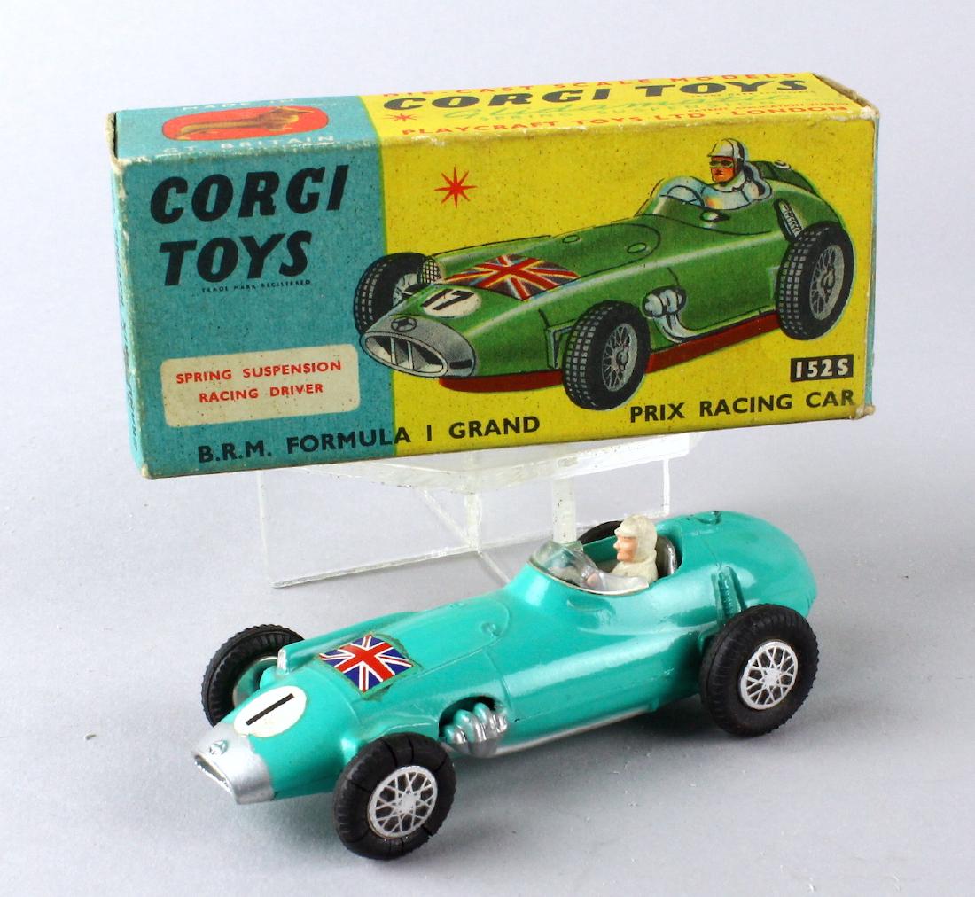 Corgi Grand Prix Racing Car 152S BRM Formula 1: Corgi Grand Prix Racing Car 152S BRM British Formula 1 Grand near mint in box.