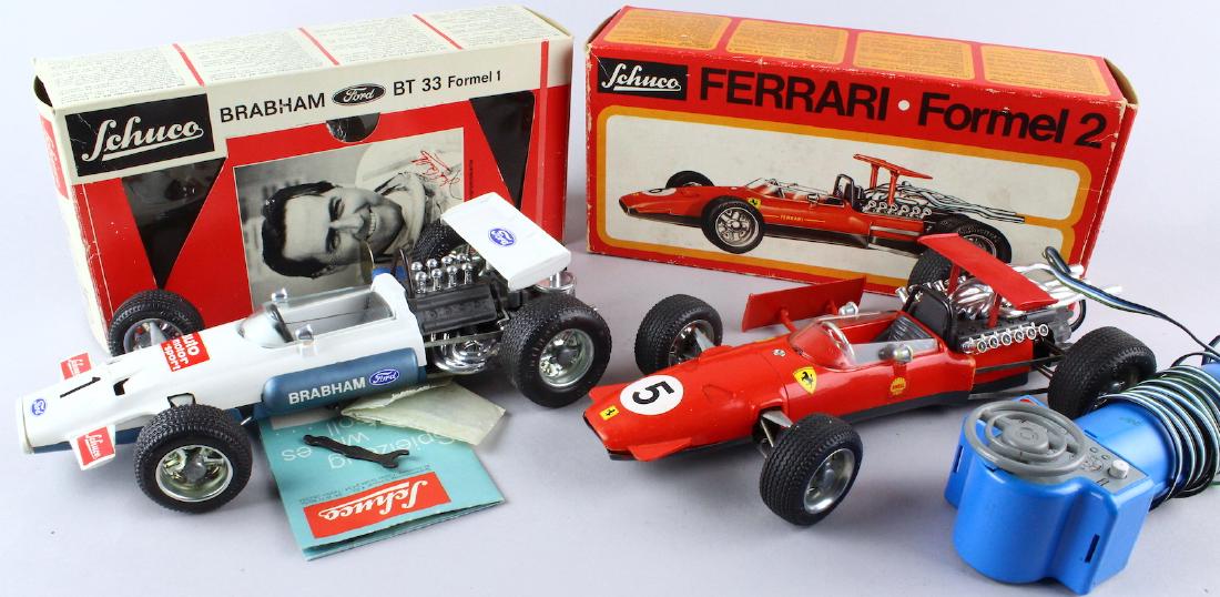 Schuco Ferrari & Braham Race Cars in Box (1 of 3)