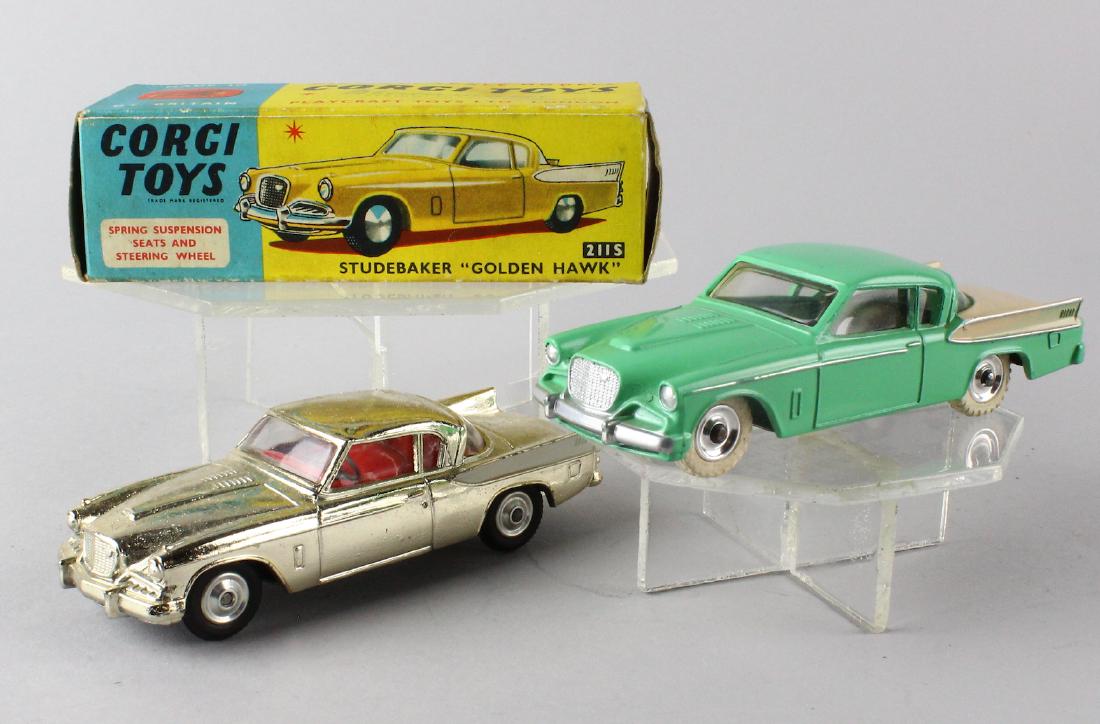 Dinky & Corgi Studebaker Golden Hawk in Box (1 of 3)