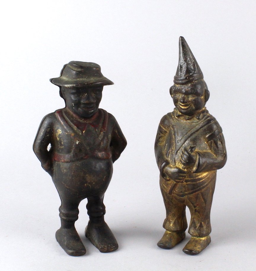 AC Williams Cast Iron Sharecropper & Clown Still Bank (1 of 3)