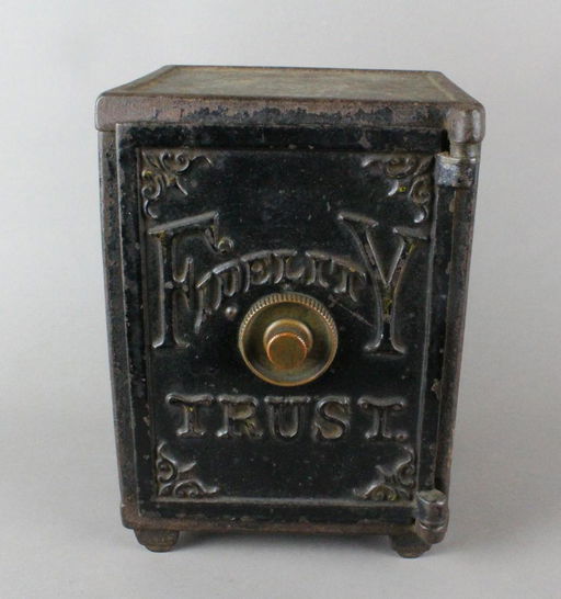 Mive Fidelity Trust Cast Iron Bank Safe Nov 09 2019 Fidelity Trust Cast Iron Bank Safe