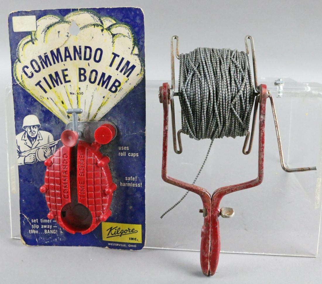 Kilgore Commando Tim Time Bomb NOS: Kilgore Commando Tim Time Bomb NOS, Kite Spool Cast, 9 inches