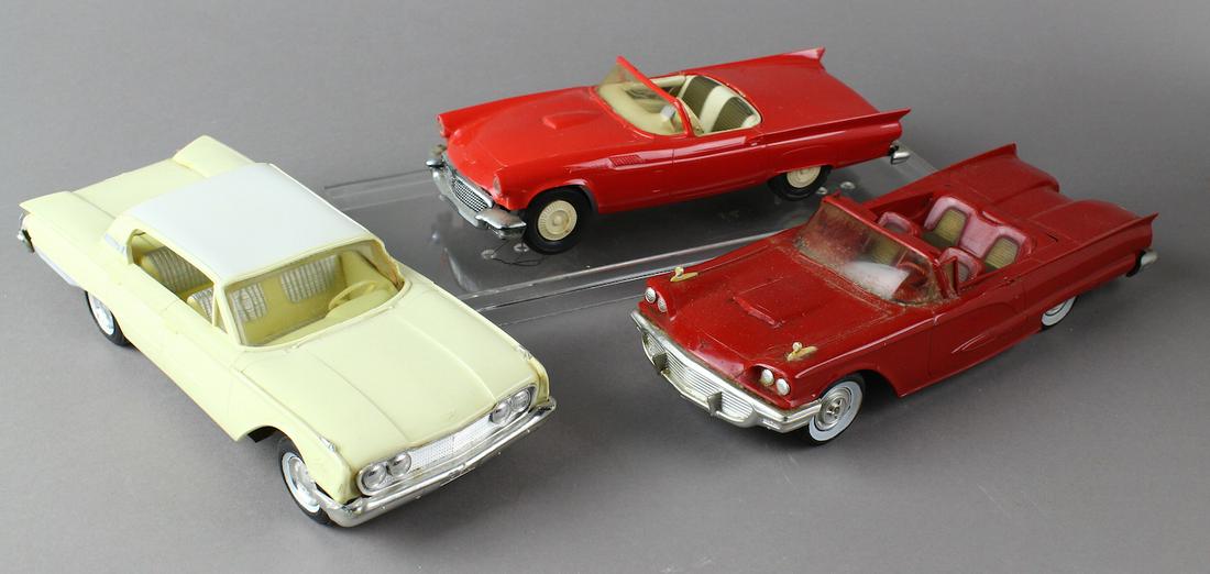 3 Ford Thunderbird Promo Cars1957-1960: 3 Ford Thunderbird Promo Cars 1957, 1959, 1960s.