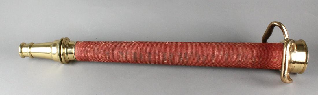 Antique Fire Nozzle Brass - Darley Chicago: Antique Fire Nozzle Brass marked WS Darley and Co. Chicago U.S.A. Substantial and heavy well made American fire nozzle c. 1900.
