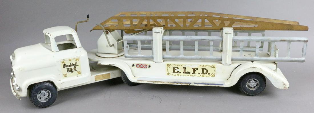 Buddy L No 6 Ladder Truck: Buddy L No 6 Ladder Truck pressed steel 26 inches
