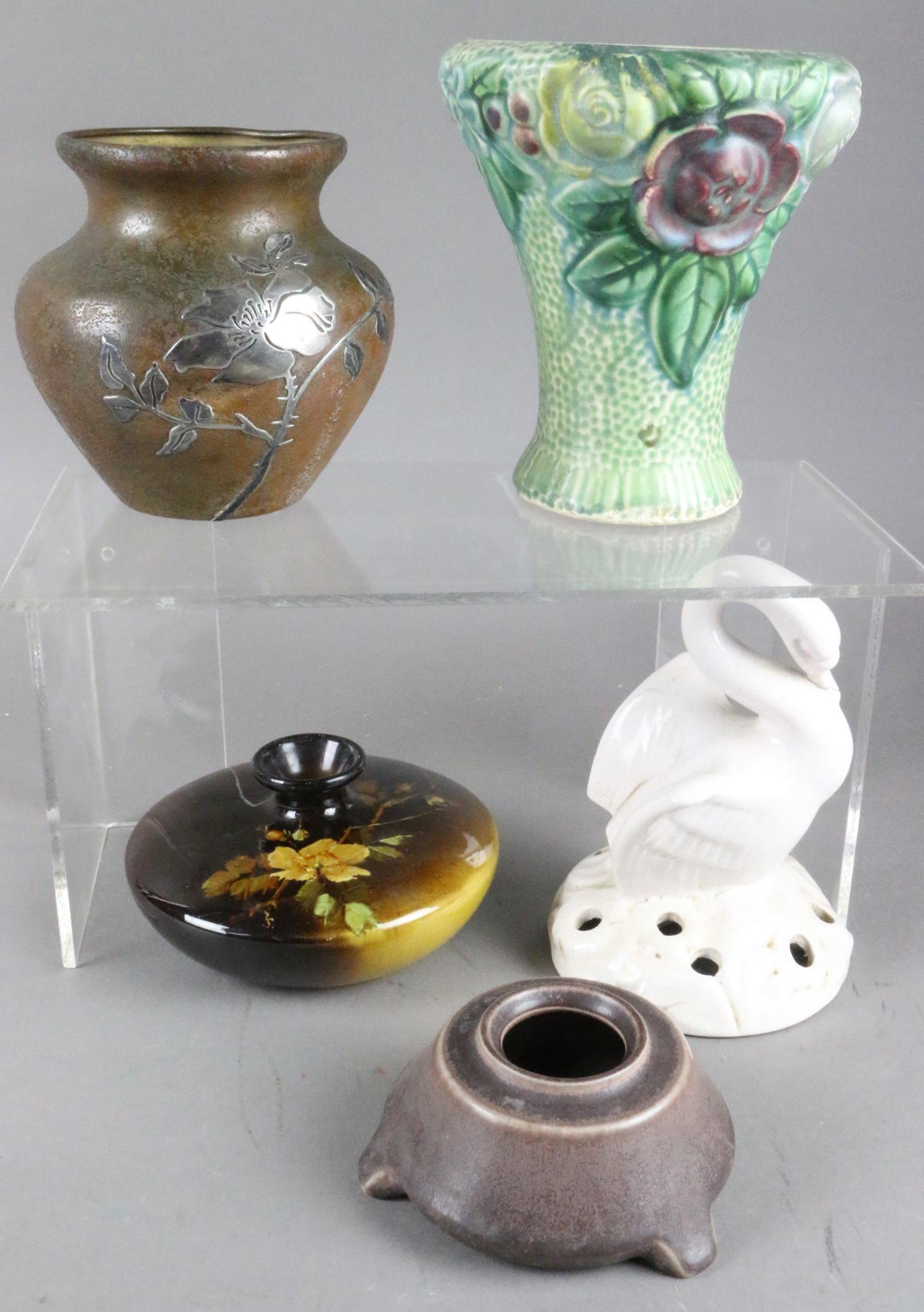 Rookwood Fulper Weller Art Pottery Lot: Rookwood Fulper Weller Art Pottery Lot (5)