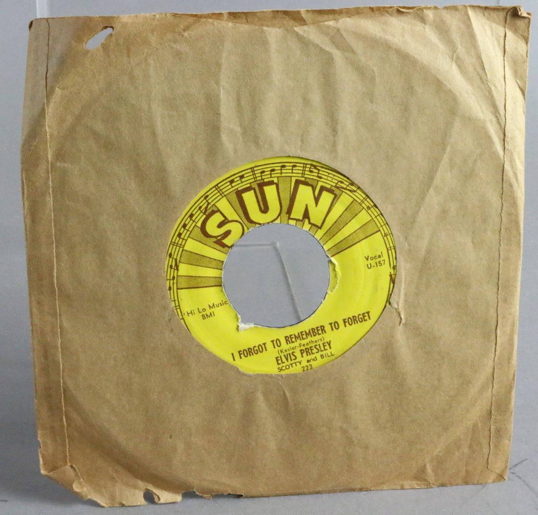 Sun Records Elvis Presley Mystery Train 45 Record: Sun Records Elvis Presley Mystery Train 45 Record