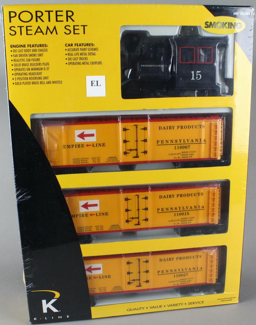 K-Line Porter Steam Set Mint in Box (1 of 2)