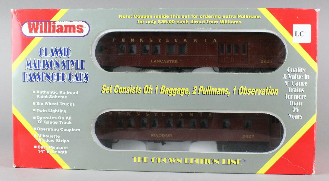4 Williams PRR Madison Style Car Set (1 of 3)