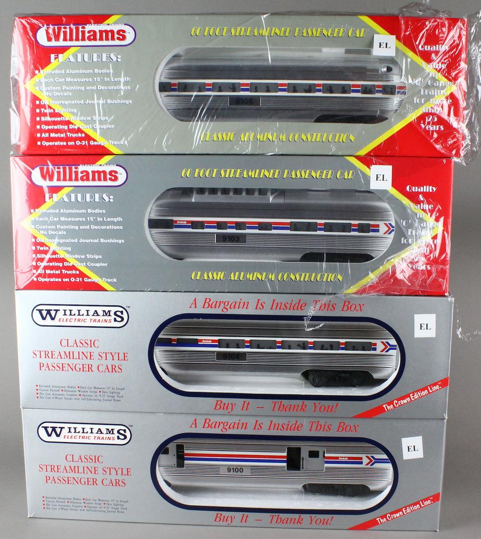 Williams 4 Amtrak Streamlined Cars in Box (1 of 2)
