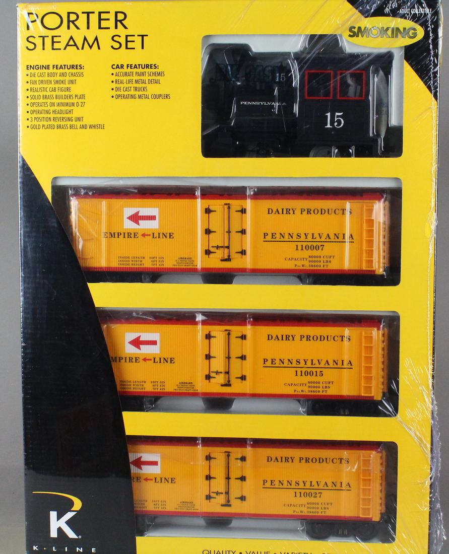 K-Line Porter Steam Set with Engine Mint in Box (1 of 2)