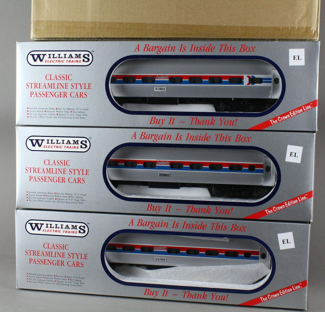 Williams Amtrak AMFleet Set 3 cars in Box (1 of 3)