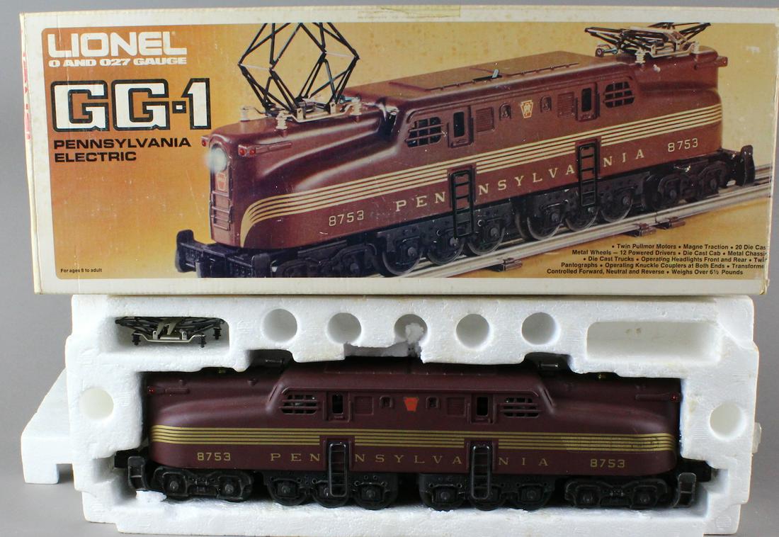 Lionel PRR GG1 8753 In Box: Lionel PRR Pennsylvania GG1 8753 In Box, missing pantograph.