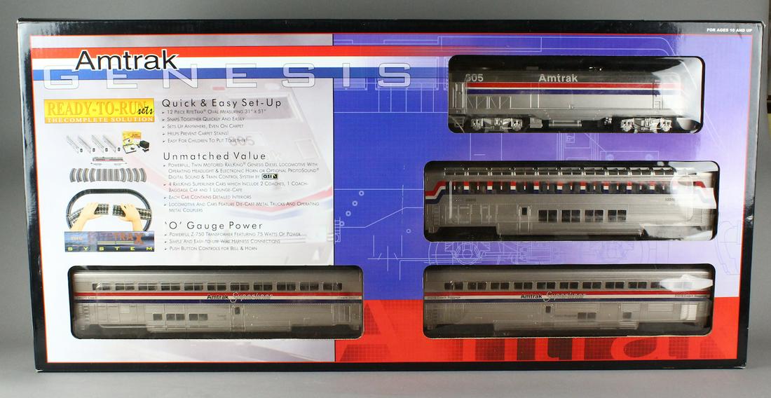 MTH Rail King Amtrak Genesis Massive Boxed Train Set (1 of 5)