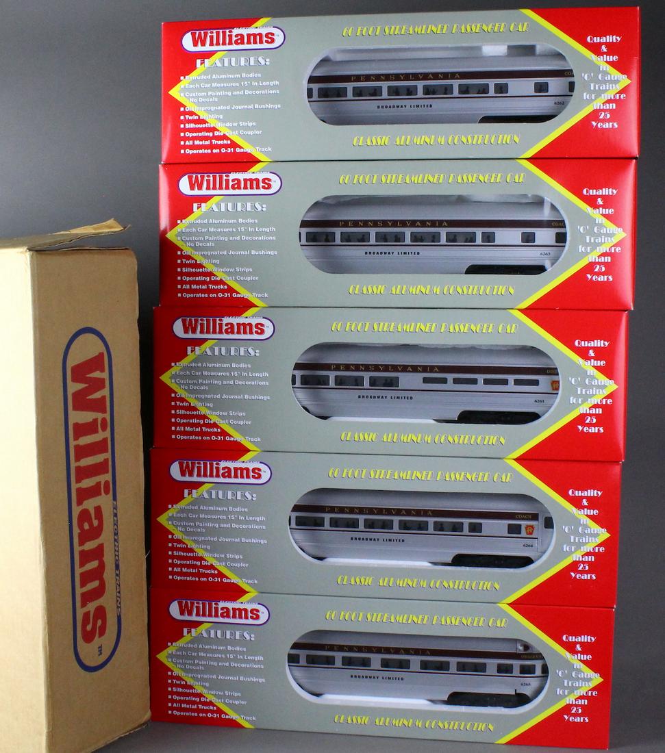 Williams PRR Broadway Limited 60 Foot Car Set 4 (1 of 3)