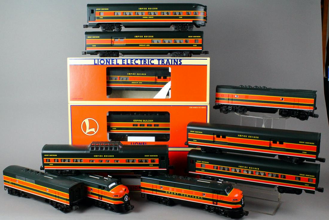 Lionel Great Northern F3 A-B-A and 8 Cars (1 of 5)