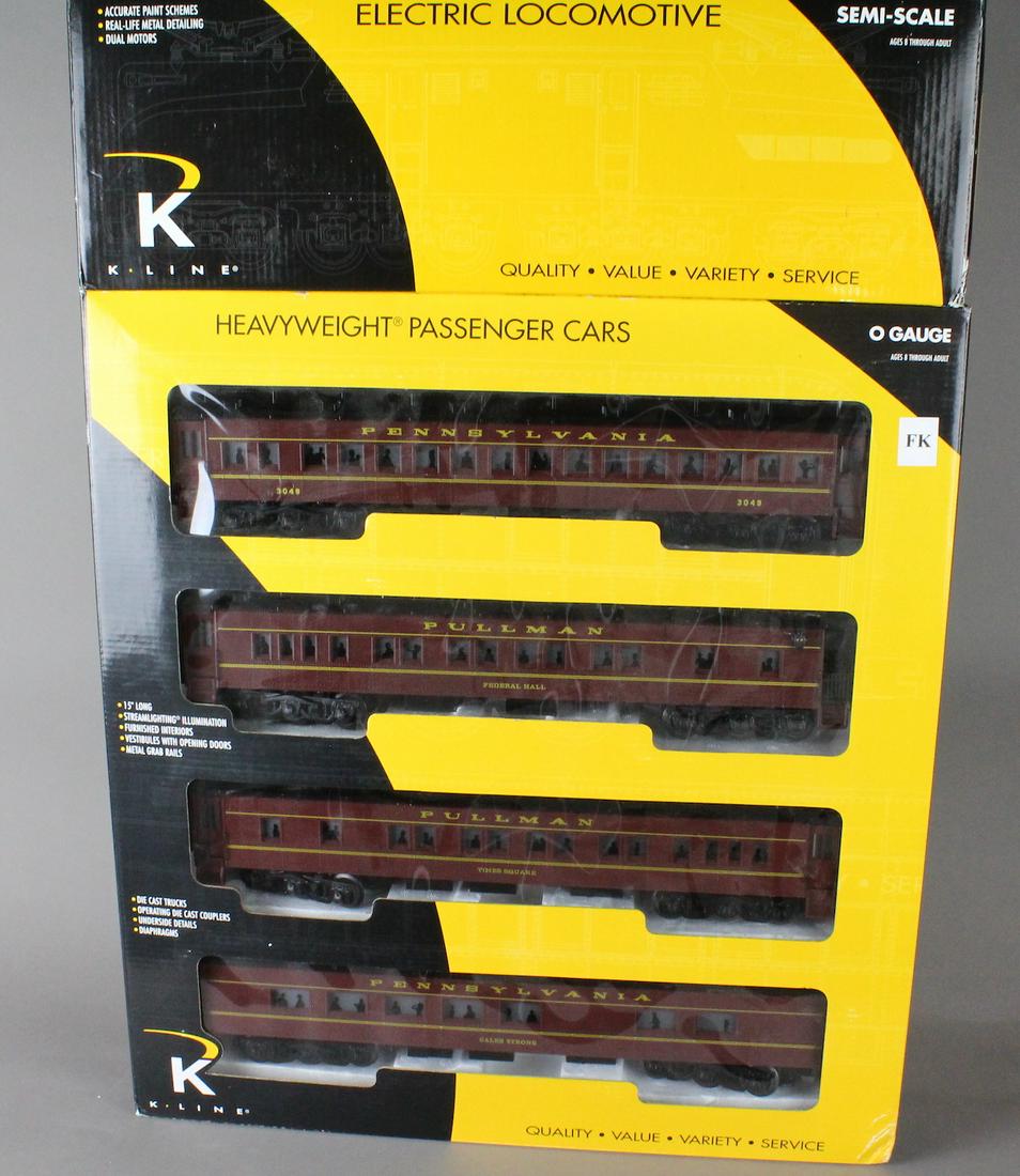 K-Line PRR GG-1 and 4 Passenger Set in Box (1 of 1)