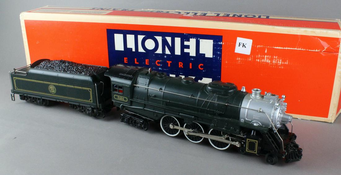 Lionel 5484 Engine & Tender in Box: Lionel 5484 Engine & Tender in Box TCA Hudson Steam Loco & tender near mint in box.