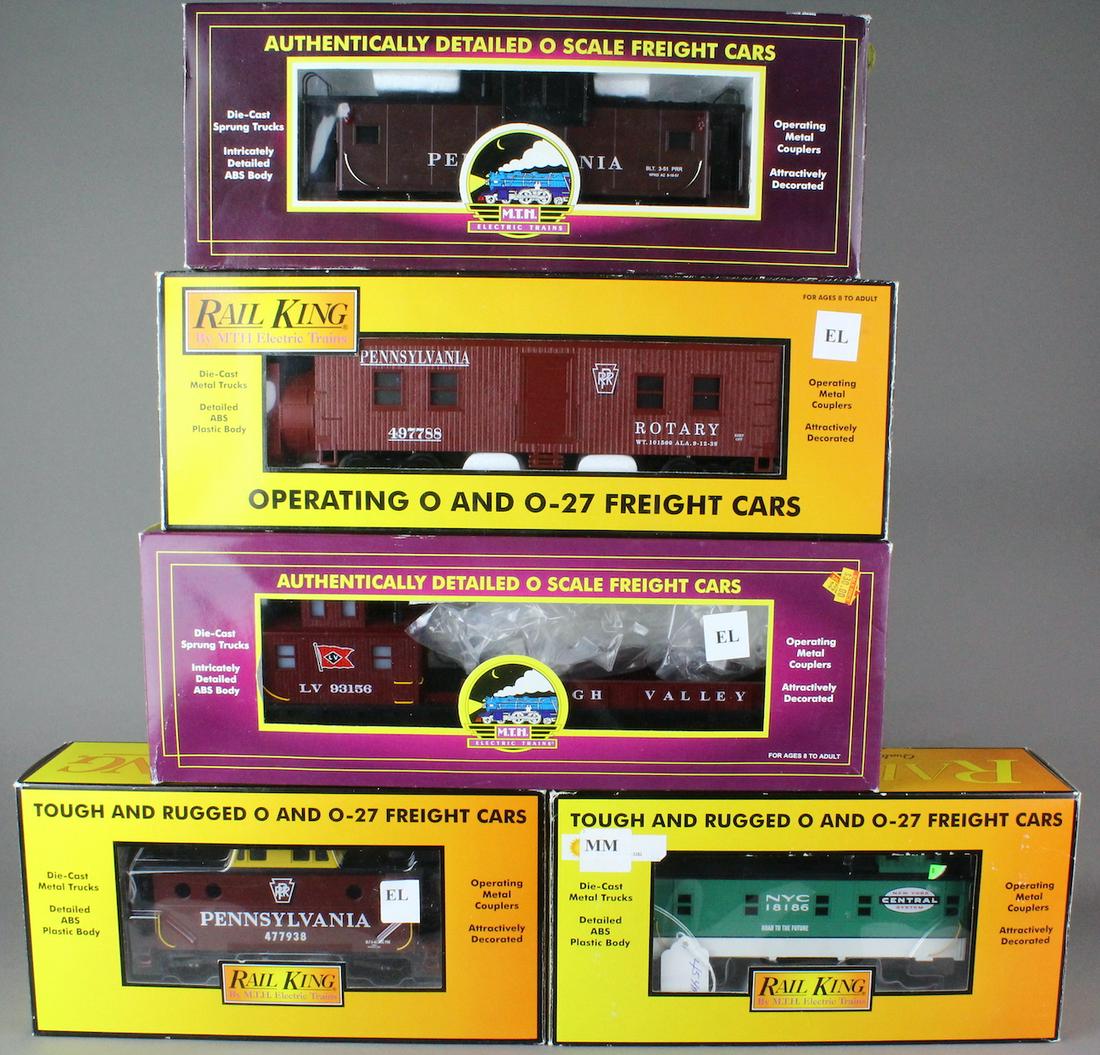 5 MTH Rail King Cars In Box (1 of 2)