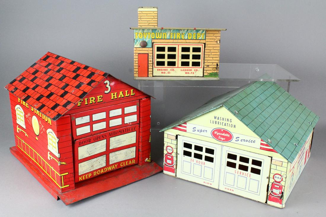 Tin Fire Houses & Wyandotte Garage (1 of 2)