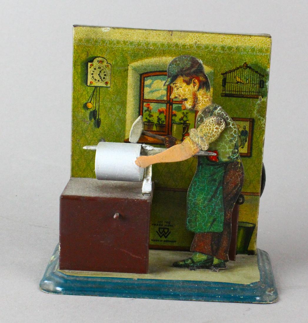 Bing German Tin Smith Hammering Diorama (1 of 3)
