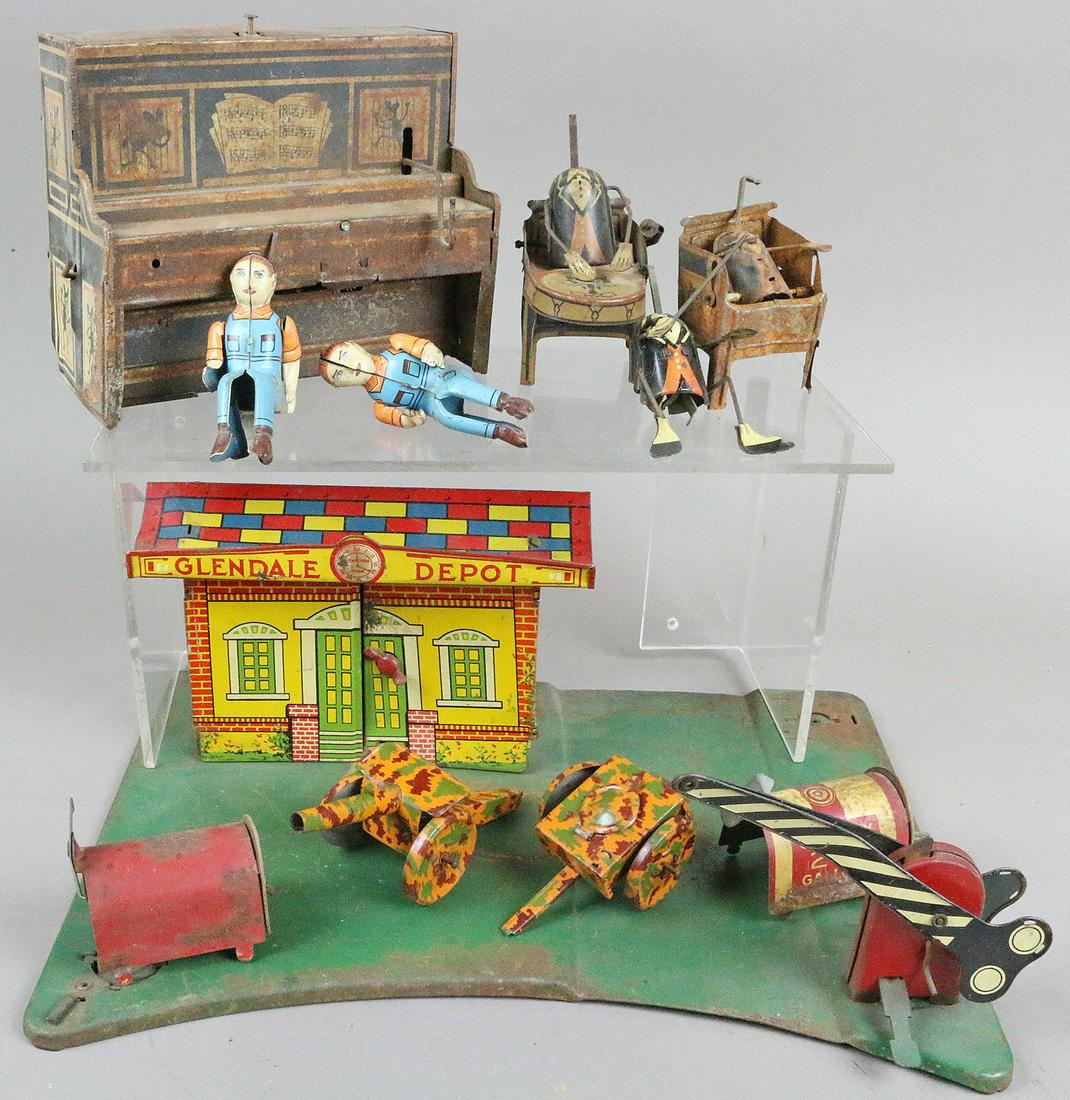 Marx Merry Maker Tin Parts Lot (1 of 3)