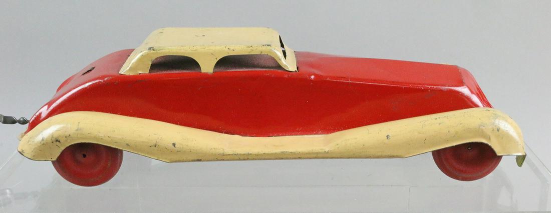 Buffalo Toys Cord: Buffalo Toys Cord Pressed Steel stylized Deco look 11 inches