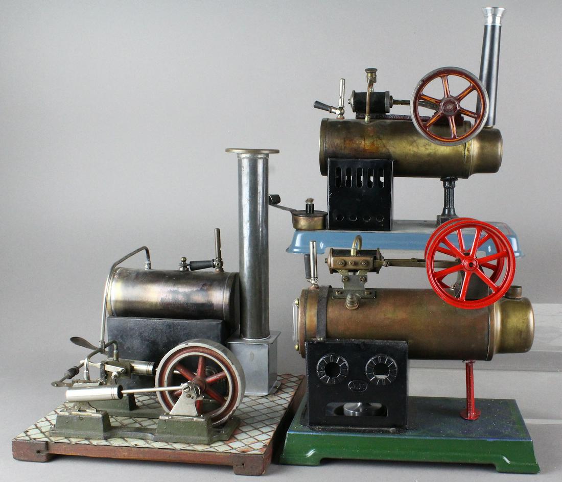 2 GBN German Bing Airmotor and Falk Steam Engines (1 of 2)