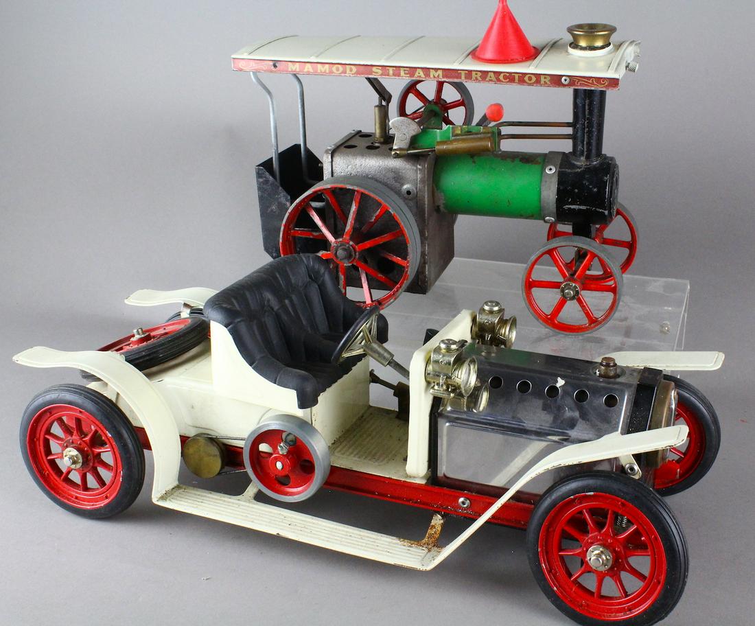 Mamod Live Steam Roadster & Steam Tractor (1 of 3)