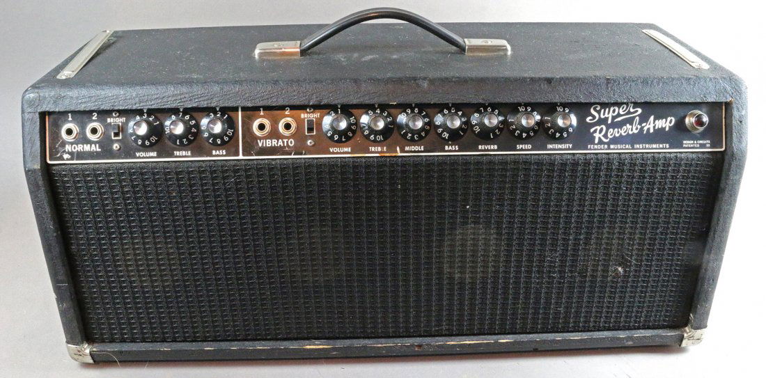 1966 Fender Super Reverb Amplifier Blackface Pre CBS (1 of 3)