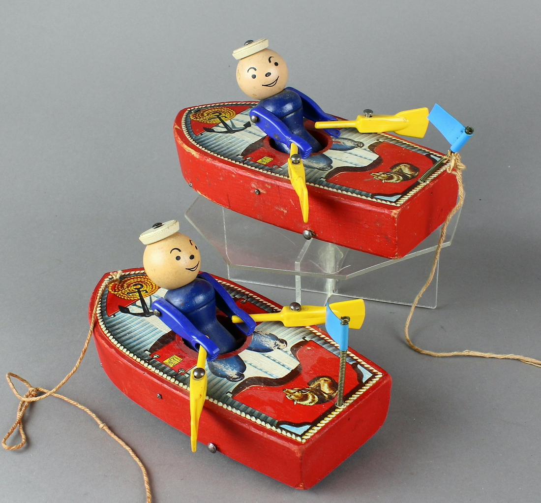 Fisher Price Racing Row Boat #730 2 Originals (1 of 4)