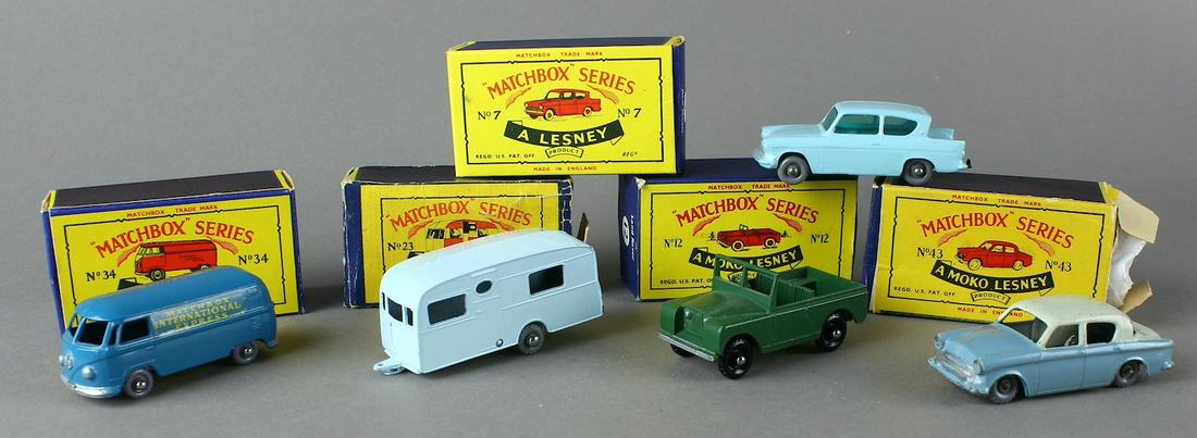 Matchbox Lesney Grey Wheels in Box (1 of 5)