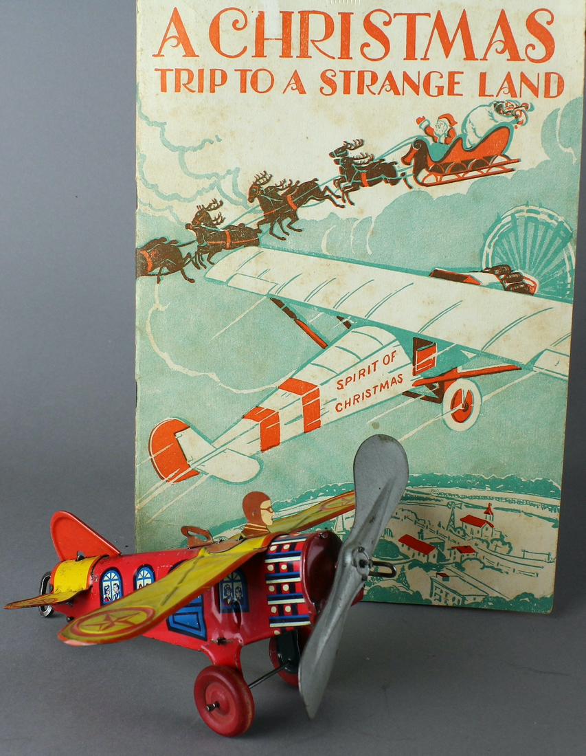 1920s Marx Monoplane & Spirit of Christmas Lindbergh (1 of 3)