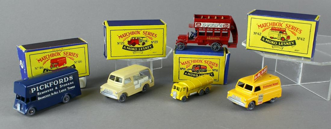 Matchbox Moko Lesney Grey Wheels in Box (1 of 5)